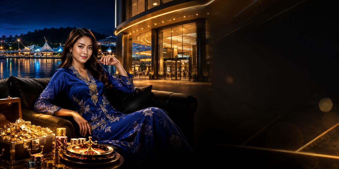 Pengguna Malaysia memakai baju kurung mengakses aplikasi minion88 di telefon pintar Android