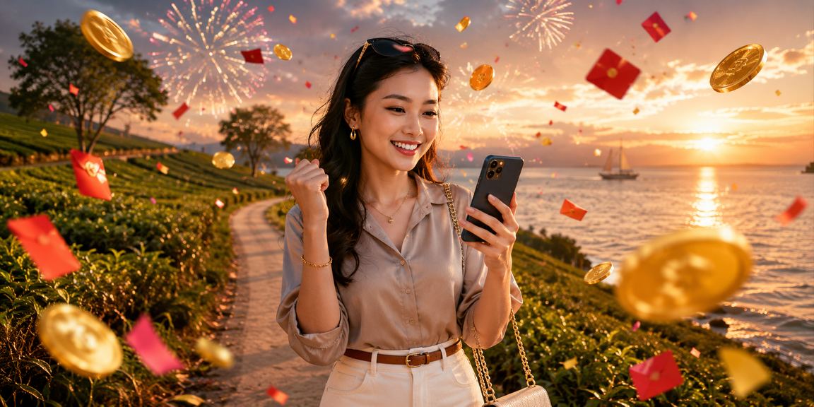 Simbol keberuntungan dan bonus loteri Malaysia dengan sampul merah bertuah minion88